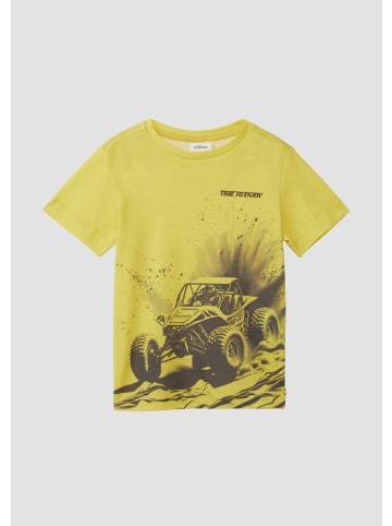 s.Oliver T-Shirt kurzarm in Gelb