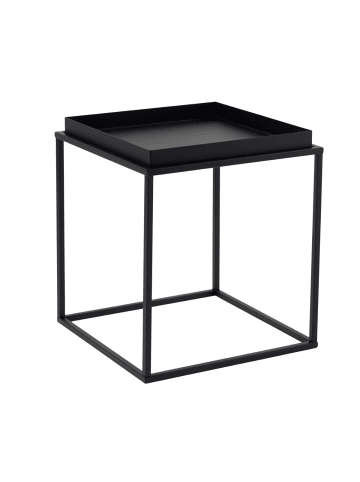 CALICOSY Beistelltisch SKYE in Schwarz - (W) 45 x (H) 45 x (L) 52 cm