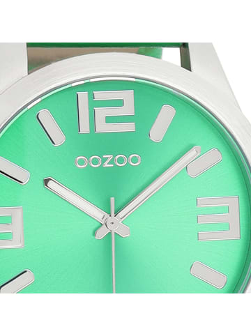 Oozoo Armbanduhr Oozoo Timepieces grün extra groß (ca. 46mm)