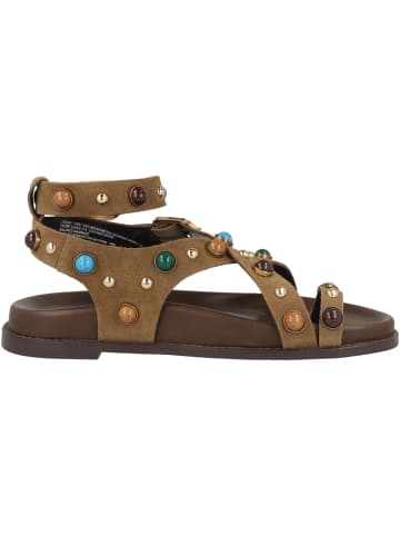 Steve Madden Sandale Linear in hellbraun