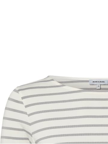 More & More Shirt in ecru grau - 0002