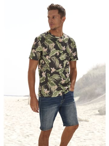 Beach Time T-Shirt in anthrazit-bedruckt