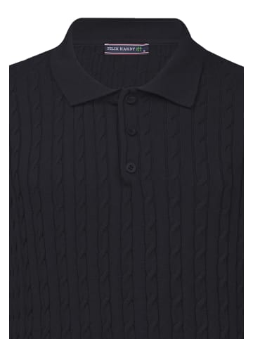 Felix Hardy Zopfmuster Strickpullover in navy
