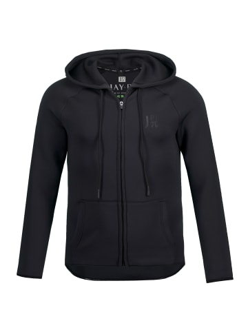 JP1880 Sweatjacke in schwarz