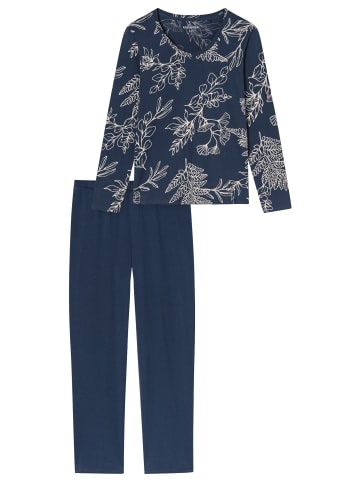 Schiesser Schlafanzug Comfort Essentials in Admiral