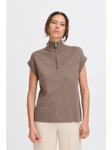 b. young Strickpullover BYMMORLA Loose fit in Walnut Melange