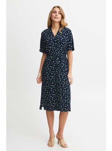 Fransa FRFedot straight fit in Navy Blazer with flowers