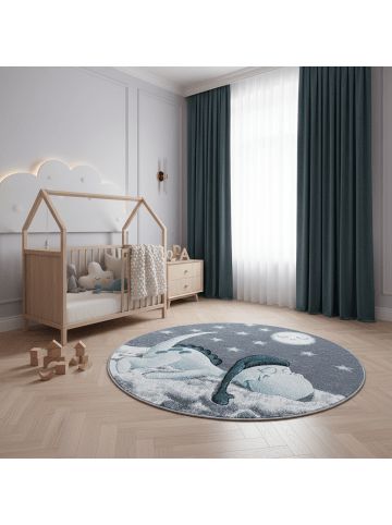 KADIMA DESIGN Kinderteppich Waschbar Dino COGNE Strapazierfähig OEKO-TEX Kinderzimmer