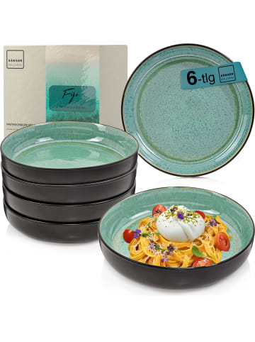 Sänger Pastaschalen Set Fiji - 6 teilig aus Steingut