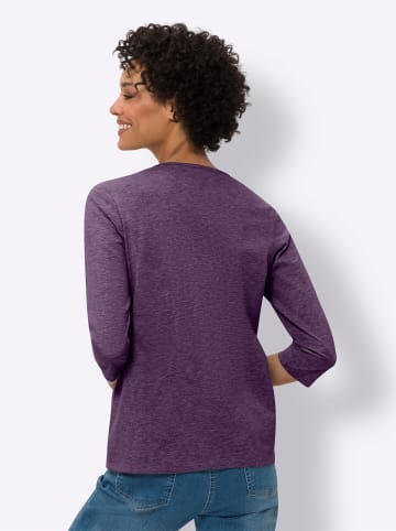 Sieh an! 3/4-Arm-Shirt in traube