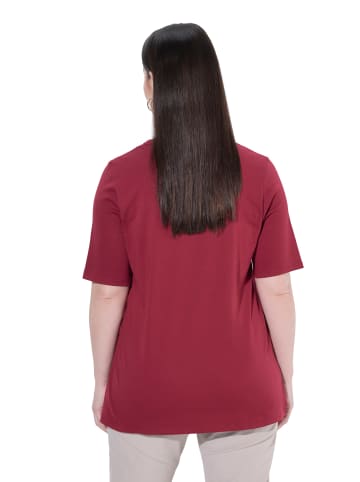 Ulla Popken Shirt in purpurrot