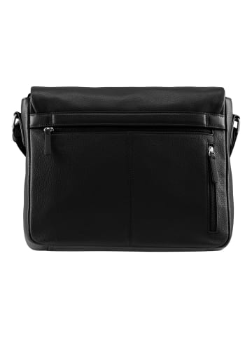 Jost Frankfurt Messenger Leder 36 cm Laptopfach black