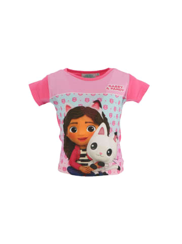 Gabby's Dollhouse Gabby's Dollhouse T-Shirt für Kinder mit Print Kurzarm-Shirt in Pink