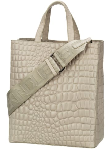 LIEBESKIND BERLIN Handtasche Paper Bag M20 Croco in Pale Moon