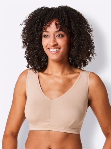 WITT WEIDEN Bustier in camel + champagner