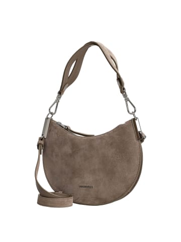 COCCINELLE Sunup Suede - Schultertasche S 24 cm (warm taupe) in warm taupe