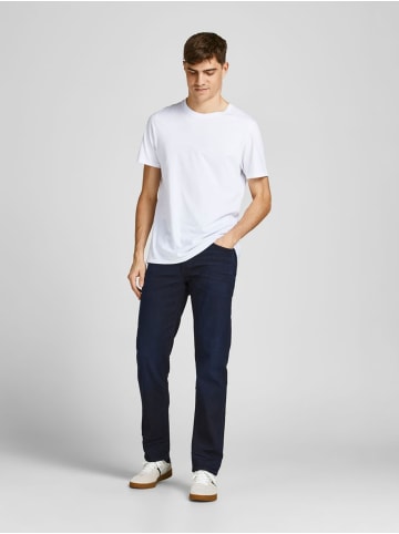 Jack & Jones Comfort Fit Jeans MIKE RON JOS Mid Waist Tapered Denim in Dunkelblau-2