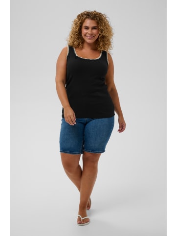 KAFFE curve Jerseytop KCcarina Tight fit in Black Deep