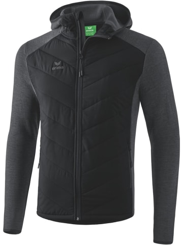 erima Fleecejacke/Fleecepullover "Steppjacke Function" in Schwarz