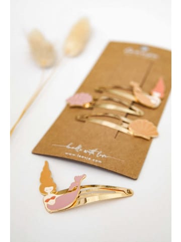 leevje Haarspangen Enamel Beach Clips' in multicolored