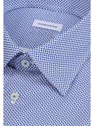 Seidensticker Business Hemd Slim in Mittelblau
