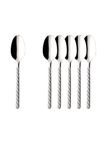 Villeroy & Boch 6er Set Tafellöffel Montauk 212 mm silber in silber
