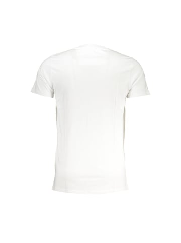 cavalli CLASS Weißes Baumwoll-T-Shirt