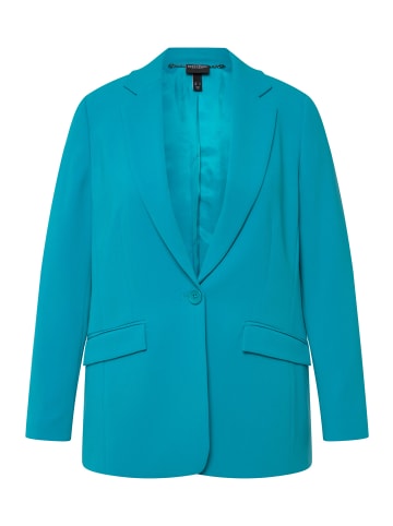 Ulla Popken Blazer in helles petrol