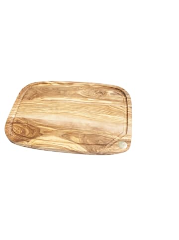 Berard Schneidbrett NERRO mit Saftrille, Olivenholz