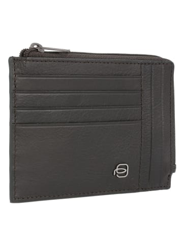 Piquadro Black Square Kreditkartenetui RFID Leder 12,5 cm in dunkelbraun