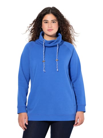 Ulla Popken Sweatshirt in pfauenblau
