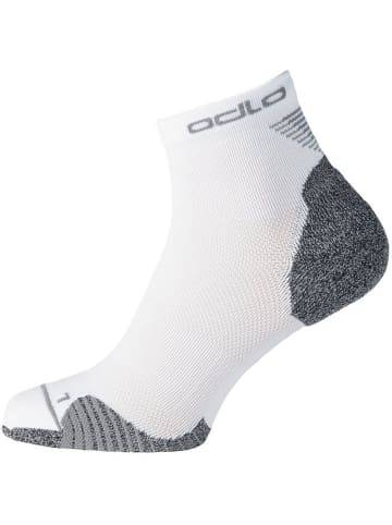 Odlo Socke "Socks Quarter Ceramicool Quarter" in Weiß