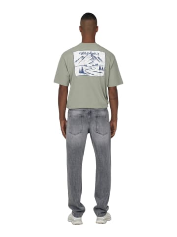 Only&Sons Jeans ONSEDGE STRAIGHT regular/straight in Grau