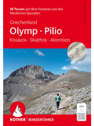Bergverlag Rother Buch - Griechenland: Olymp - Pilion. Kissavos, Skiathos, Alonnisos