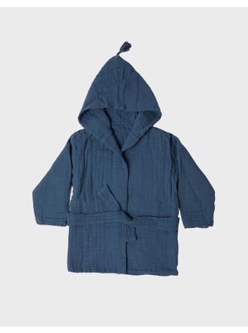 OrganicEra Kinder Bademantel in Indigo