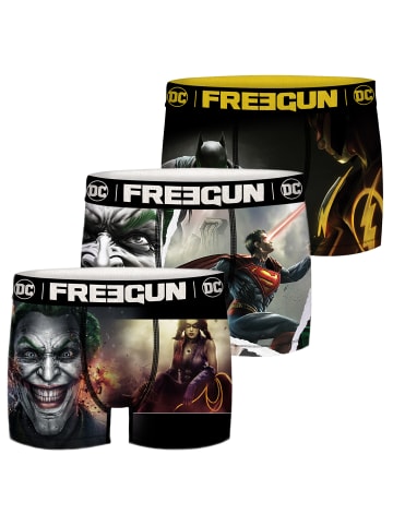 Freegun Trunk Freegun Comic Jungen Boxershorts 3er Pack in Mehrfarbig