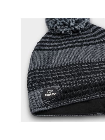 Eisbär Nona Oversize Pompon Bommelmütze Unisex in grau