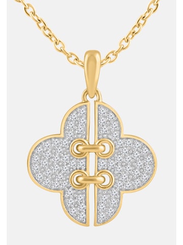 Diamant Exquis Halskette aus 585 Gelbgold mit Diamant
