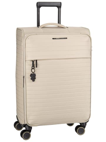 travelite Trolley Barbara Stepp 4W Trolley M Exp in Satin Nude