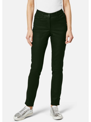 MADELEINE Beschichtete Skinny-Jeans in khaki