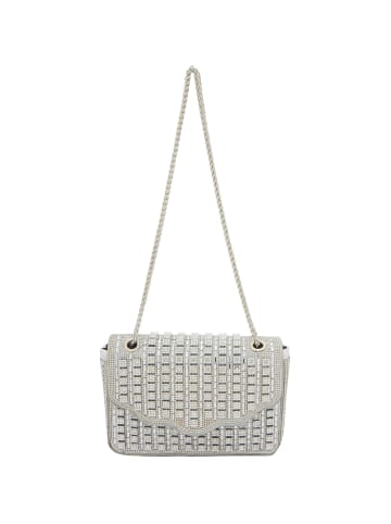 faina Women Flap Bag in Silver
