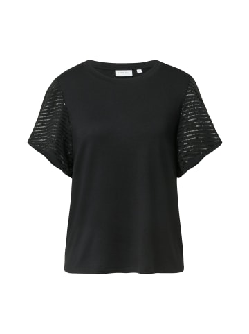 comma T-Shirt in schwarz