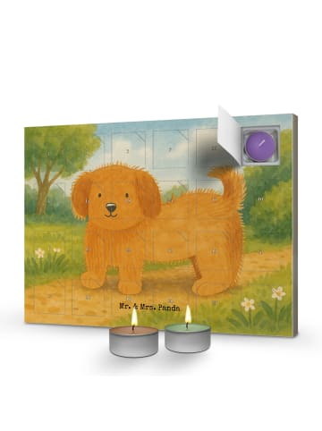 Mr. & Mrs. Panda Duftkerzen Adventskalender Hund Flauschig Desig... in Weiß