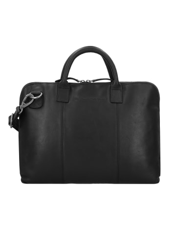 The Chesterfield Brand Wax Pull Up Aktentasche Leder 40 cm in schwarz
