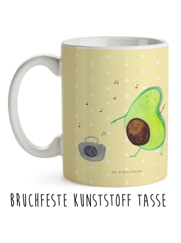 Mr. & Mrs. Panda Plastikbecher Avocado Tanzen ohne Spruch in Gelb Pastell