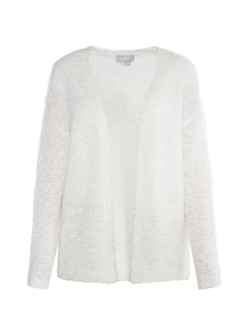 Usha Damen Strickcardigan in Wollweiss