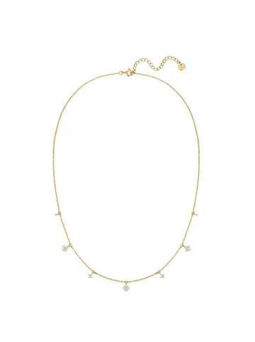Glanzstücke München Kette aus Sterling Silber mit Zirkonia in gelbgold