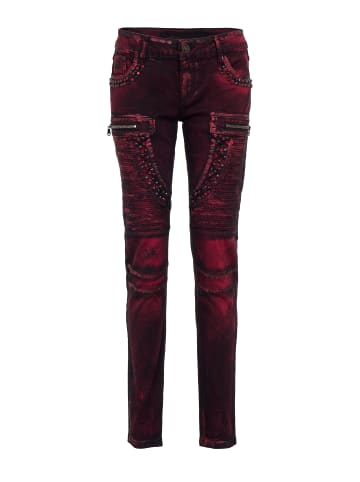 Cipo & Baxx Jeans in Burgundy