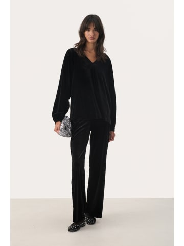 PART TWO Langarm-Bluse MadisPW Gerade Passform in Black