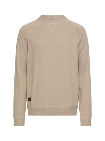 Camel Active Strickpullover mit Rundhalsausschnitt in Beige